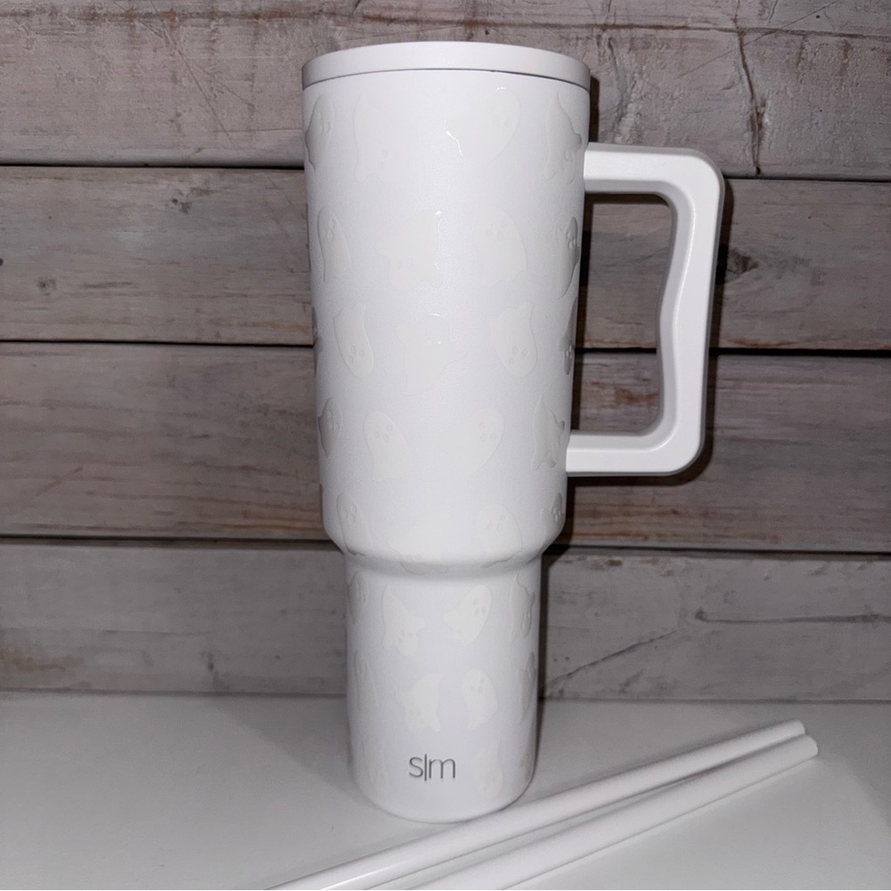 Simple Modern Halloween Trek Tumbler - Cute Ghosts - Harvest Collection NWT 👻